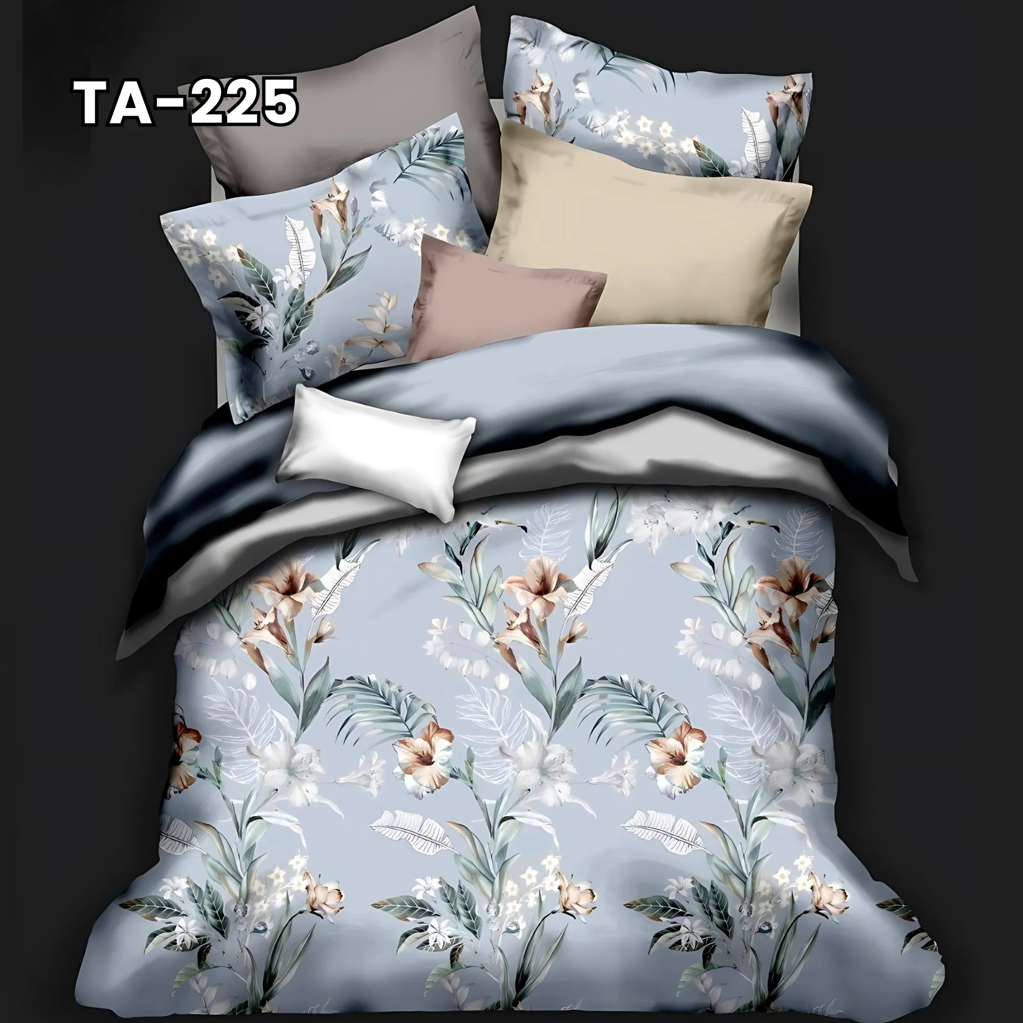 Customize Tencel Basic Set - 1 Duvet cover, 1 Fitted sheet and 2 Pillow cases - Choose your color