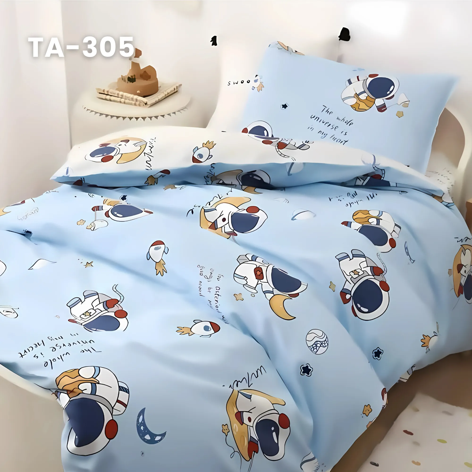 Customize Tencel Basic Set - 1 Duvet cover, 1 Fitted sheet and 2 Pillow cases - Choose your color