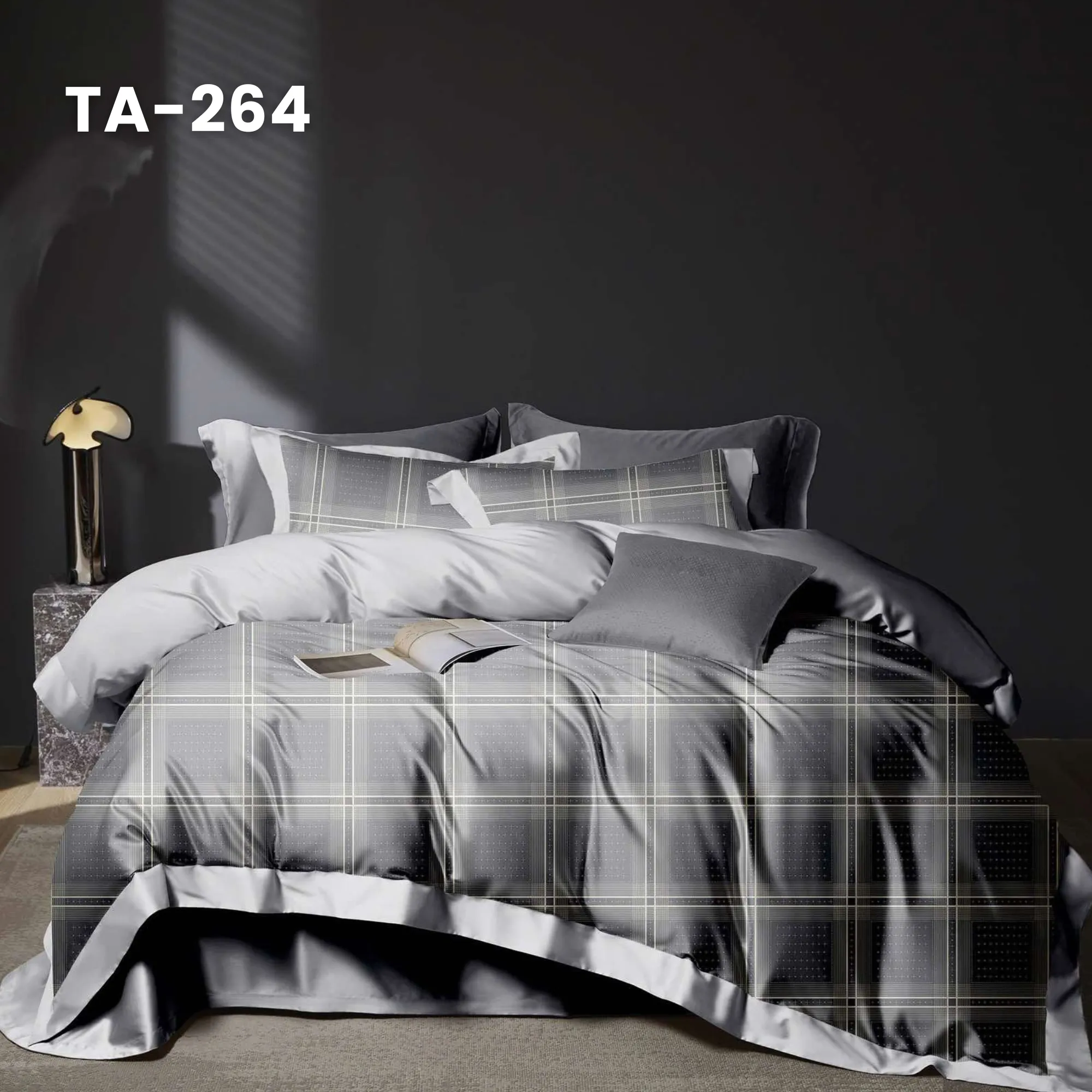 Customize Tencel Basic Set - 1 Duvet cover, 1 Fitted sheet and 2 Pillow cases - Choose your color
