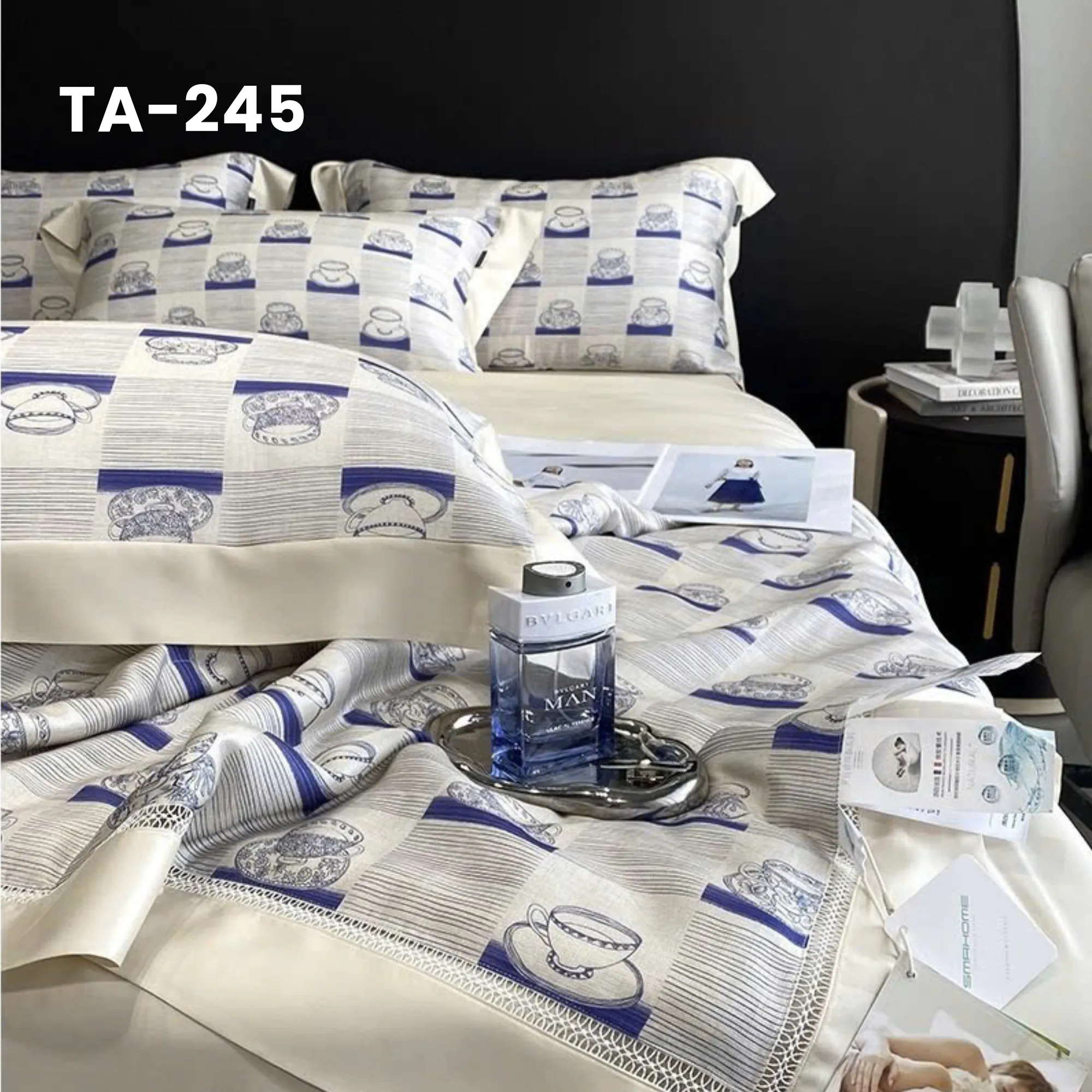 Customize Tencel Basic Set - 1 Duvet cover, 1 Fitted sheet and 2 Pillow cases - Choose your color