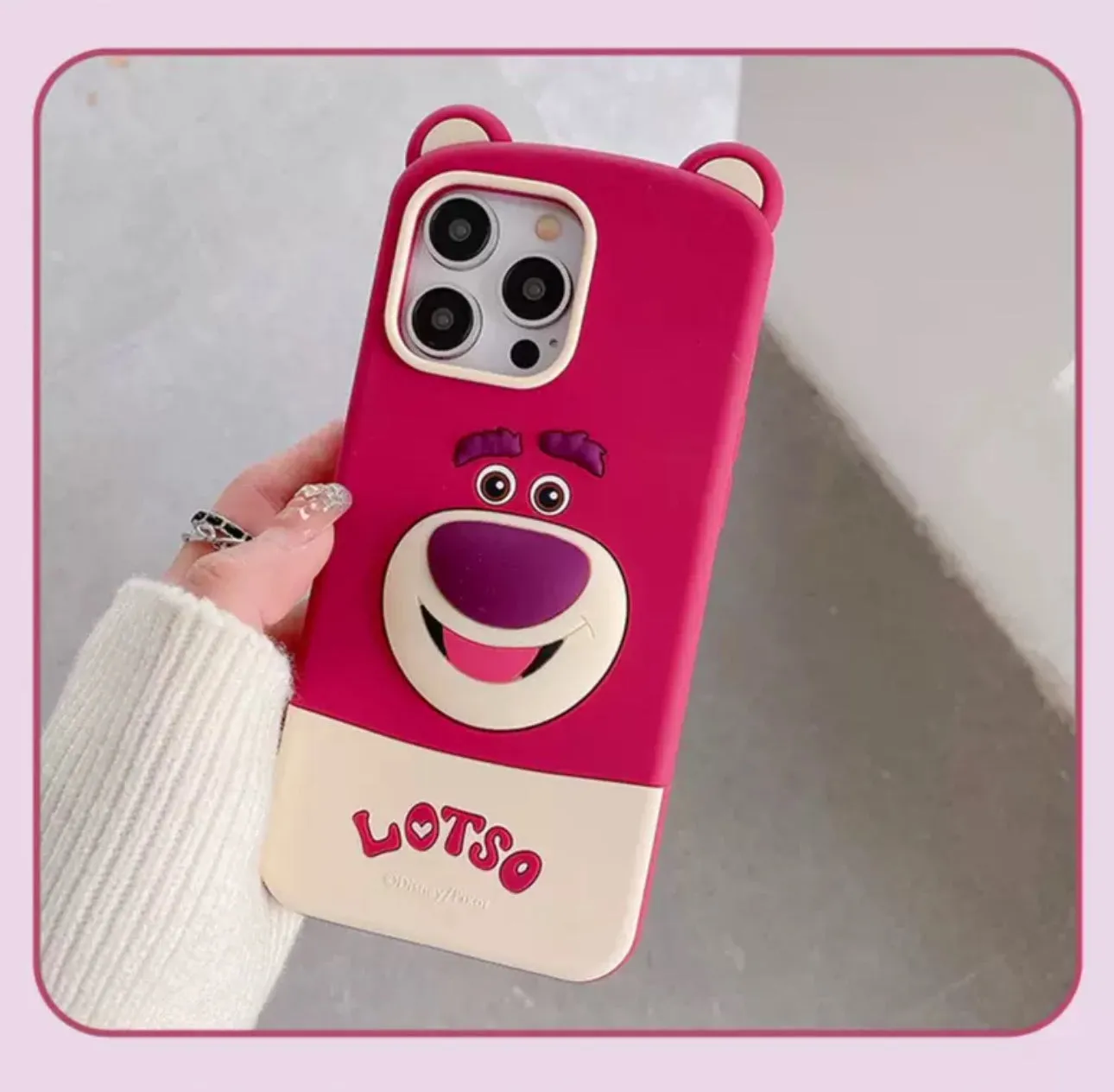 Cute Cartoon Toy Story Silicone  Phone Case | Woody Buzz Lightyear Strawberry Bear Alien - iPhone Case iPhone 12 13 14 15 Pro Promax