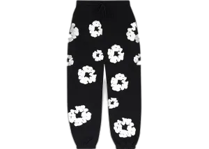 Denim Tears The Cotton Wreath Sweatpants Black