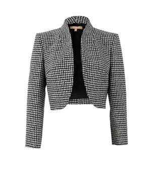 Dogtooth Print Jacket