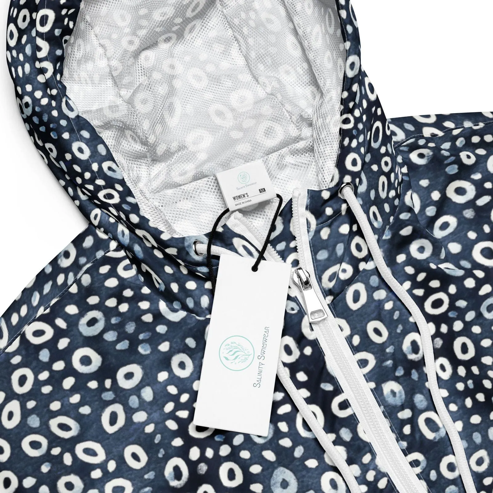 Eagle Ray Spots Women’s Cropped Windbreaker