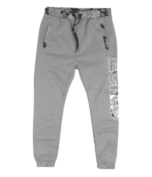 ECKO UNLTD FLEECE JOGGER PANTS GREY MARLED - EO31G577
