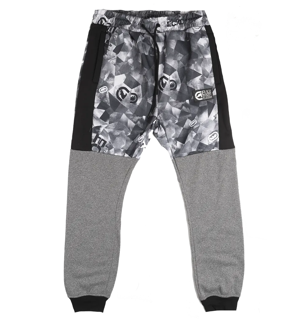 ECKO UNLTD FLEECE JOGGER PANTS GREY MARLED - EO31G690