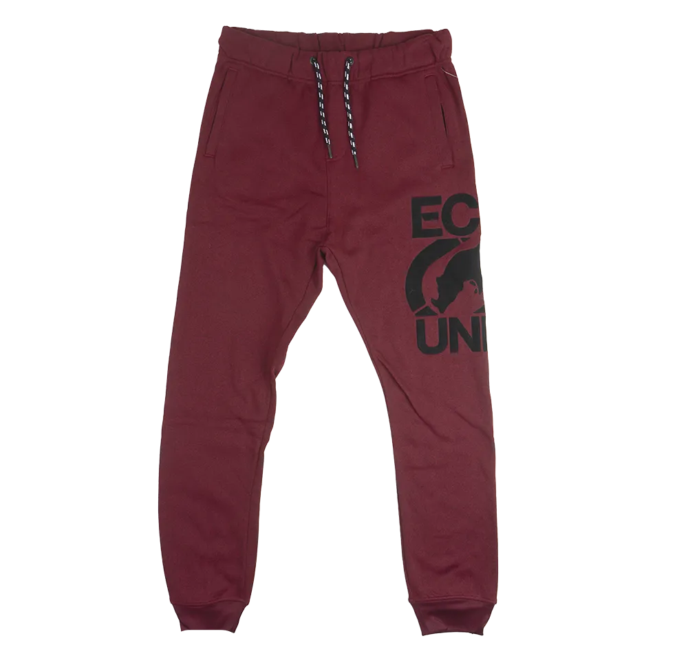 ECKO UNLTD FLEECE JOGGER PANTS RED MARLED - EO32G883B