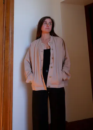 Eileen Fisher Stand Collar Jacket - L