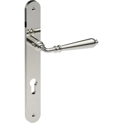ELEGANTE Door Handle on B01 Euro Standard Backplate