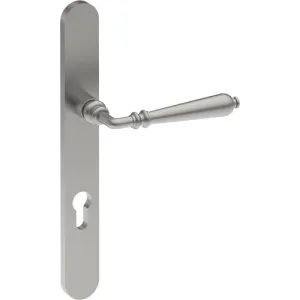 ELEGANTE Door Handle on B01 Euro Standard Backplate