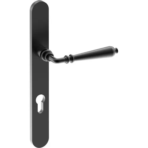 ELEGANTE Door Handle on B01 Euro Standard Backplate