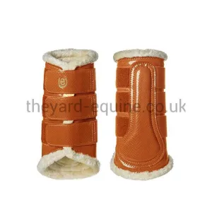 Equestrian Stockholm Brushing Boots - Bronze Gold