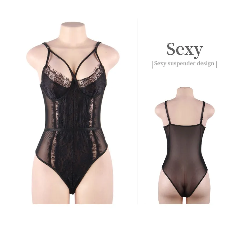 Eyelash Lace Teddy
