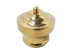 Fancy End Cap for 2-1/2" Tubing