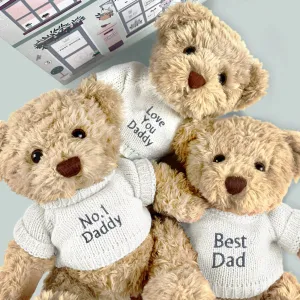 Father's Day Personalised Bertie Bear