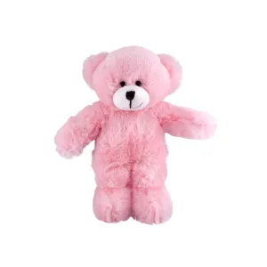 Floppy Teddy Bear Pink 12"