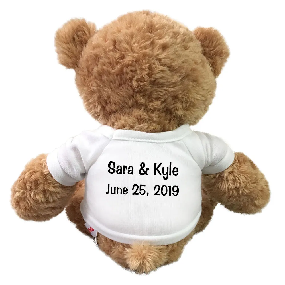 Flower Girl Teddy Bear -  Personalized 13" Bonny Bear