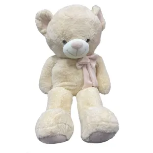 Giant Plush Teddy Bear with Ribbon - 120cm