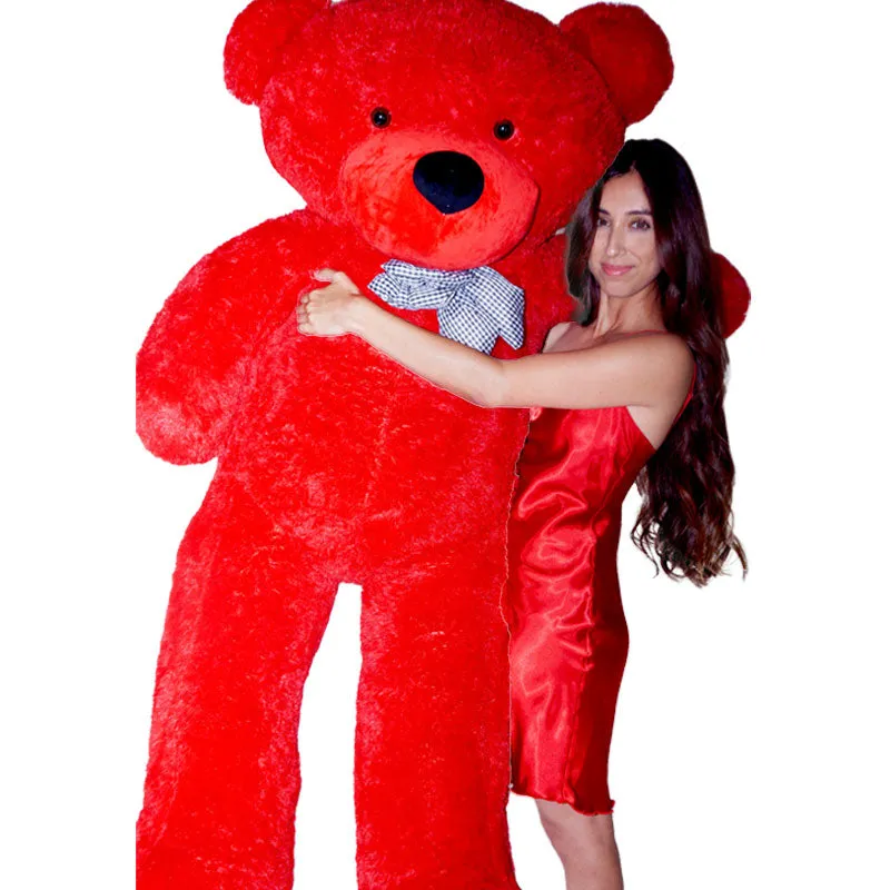 Giant Red Teddy Bear | 5Ft, 6 Ft, 7Ft Teddy Bear | Starting from Just $99 | Boo Bear Factory
