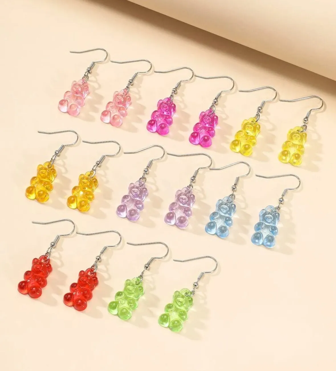 Gummy Bear Dangle Earrings