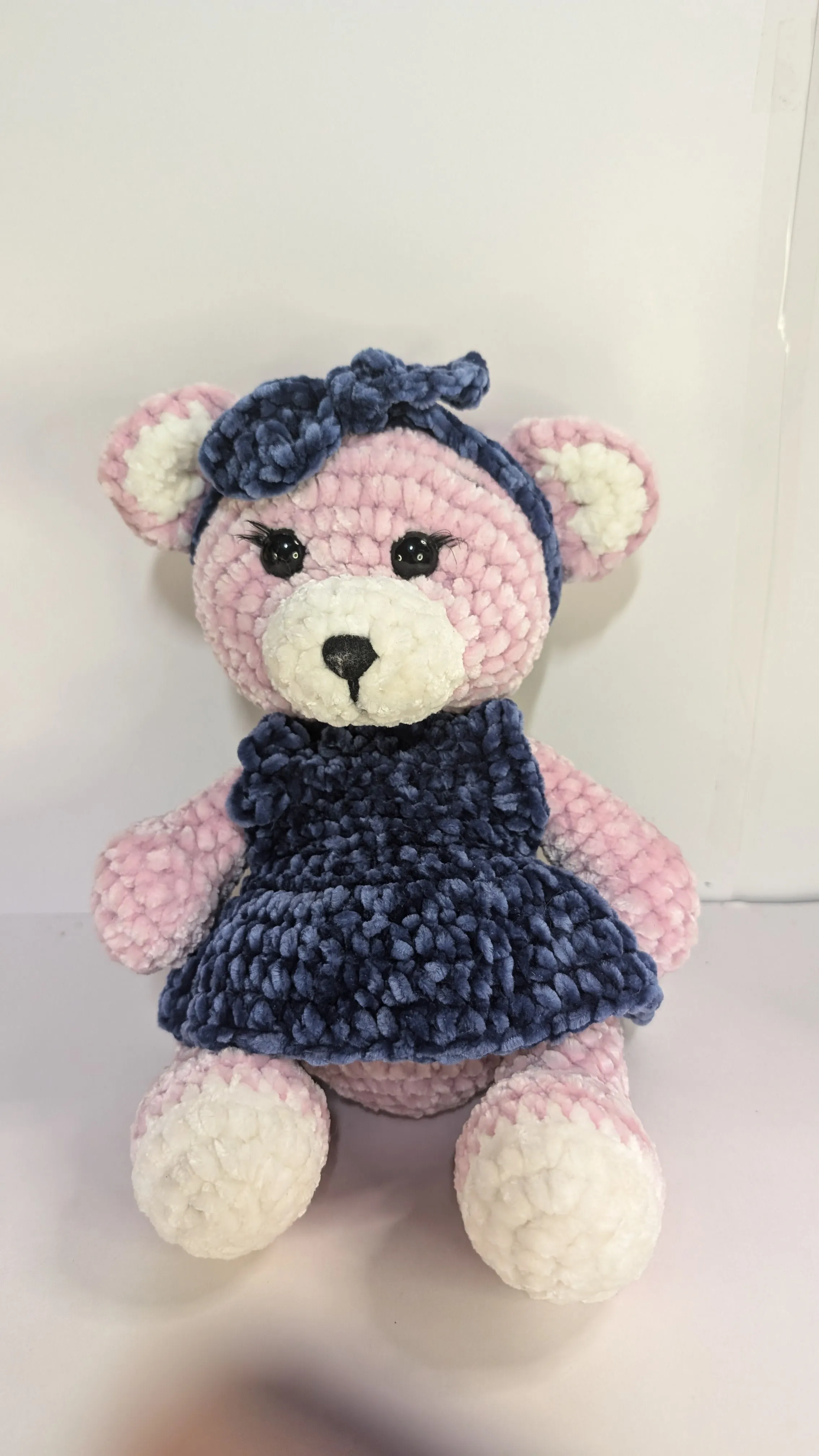 Handmade Crochet Teddy Bear – Soft & Cuddly Amigurumi Plush .Made to Order