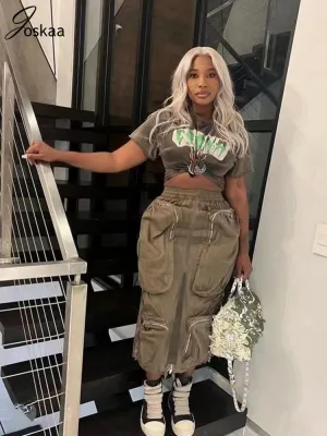 Harajuku Cargo Skirt