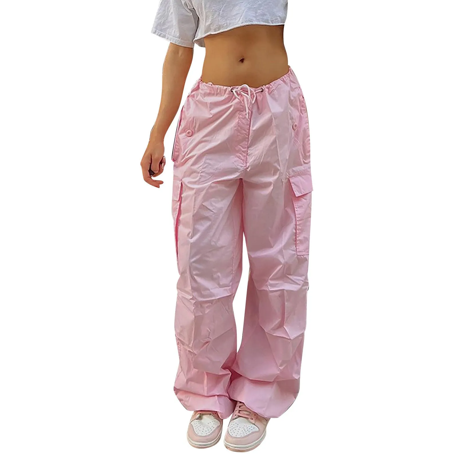Harriet – Women's Cargo Pants with Drawstring and Pocket Design
