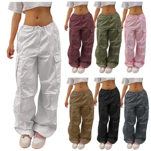Harriet – Women's Cargo Pants with Drawstring and Pocket Design