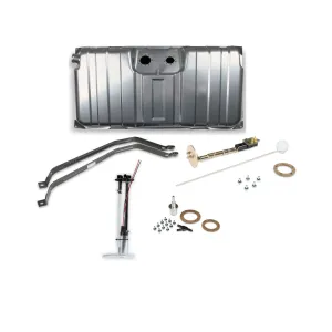 Holley Sniper EFI Sniper EFI Fuel Tank - 16 Gallon - 255 lph Pump - 1/4 in NPT Outlet - 1/4 in NPT Return - Sending Unit - Silver - GM X-Body 1962-65