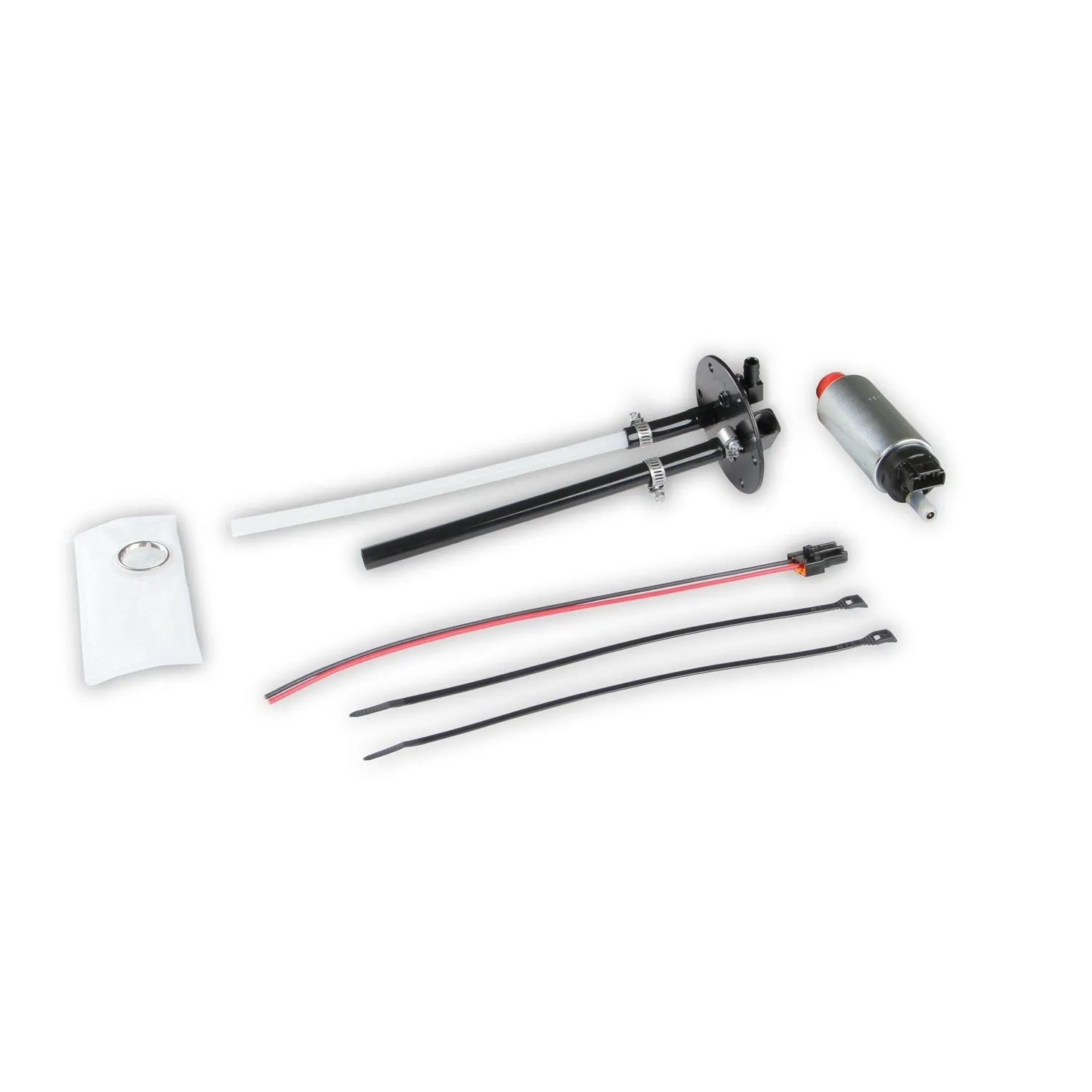 Holley Sniper EFI Sniper EFI Fuel Tank - 16 Gallon - 255 lph Pump - 1/4 in NPT Outlet - 1/4 in NPT Return - Silver - Mopar A-Body 1970-76