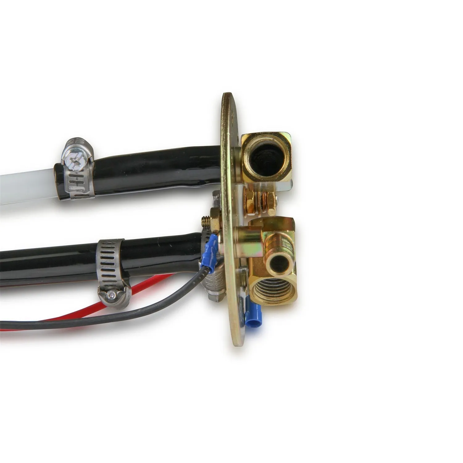 Holley Sniper EFI Sniper EFI Fuel Tank - 400 lph - 1/4 in NPT Outlet - 1/4 in NPT Return Port - Sending Unit - Silver - Ford Mustang 1964-68