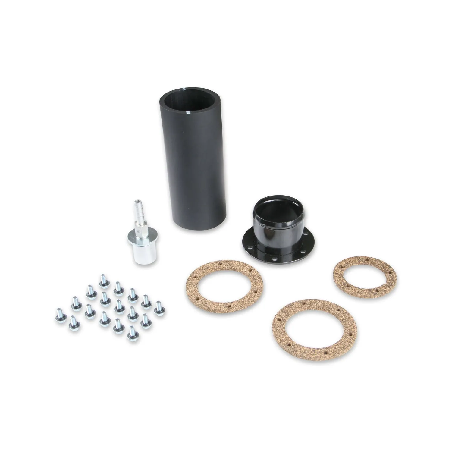 Holley Sniper EFI Sniper Fuel Tank - 18 Gallon - 255 lph Pump - 1/4 in NPT Outlet/Return - Silver - GM Fullsize Truck 1967-72