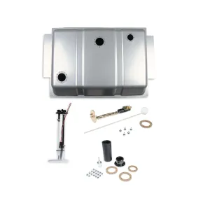 Holley Sniper EFI Sniper Fuel Tank - 18 Gallon - 255 lph Pump - 1/4 in NPT Outlet/Return - Silver - GM Fullsize Truck 1967-72