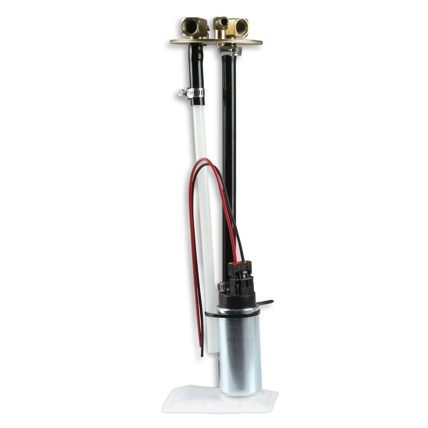 Holley Sniper EFI Sniper Fuel Tank - 18 Gallon - 255 lph Pump - 1/4 in NPT Outlet/Return - Silver - GM Fullsize Truck 1967-72