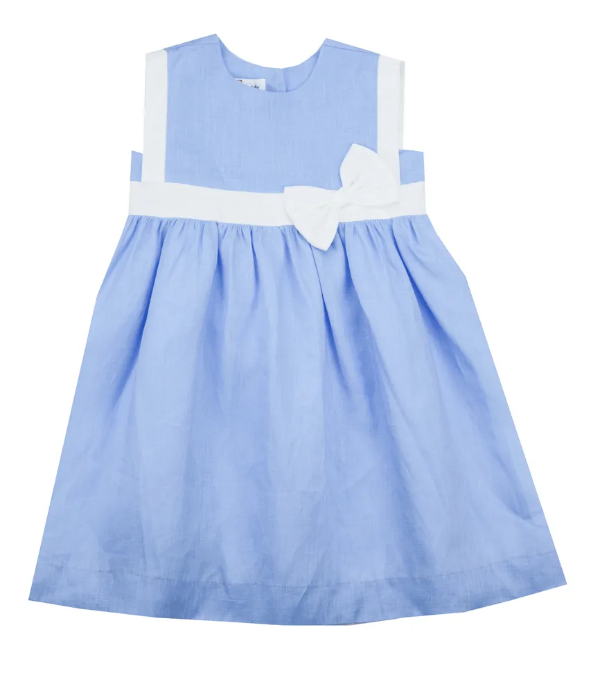 Jack & Teddy Blue Linen Dress