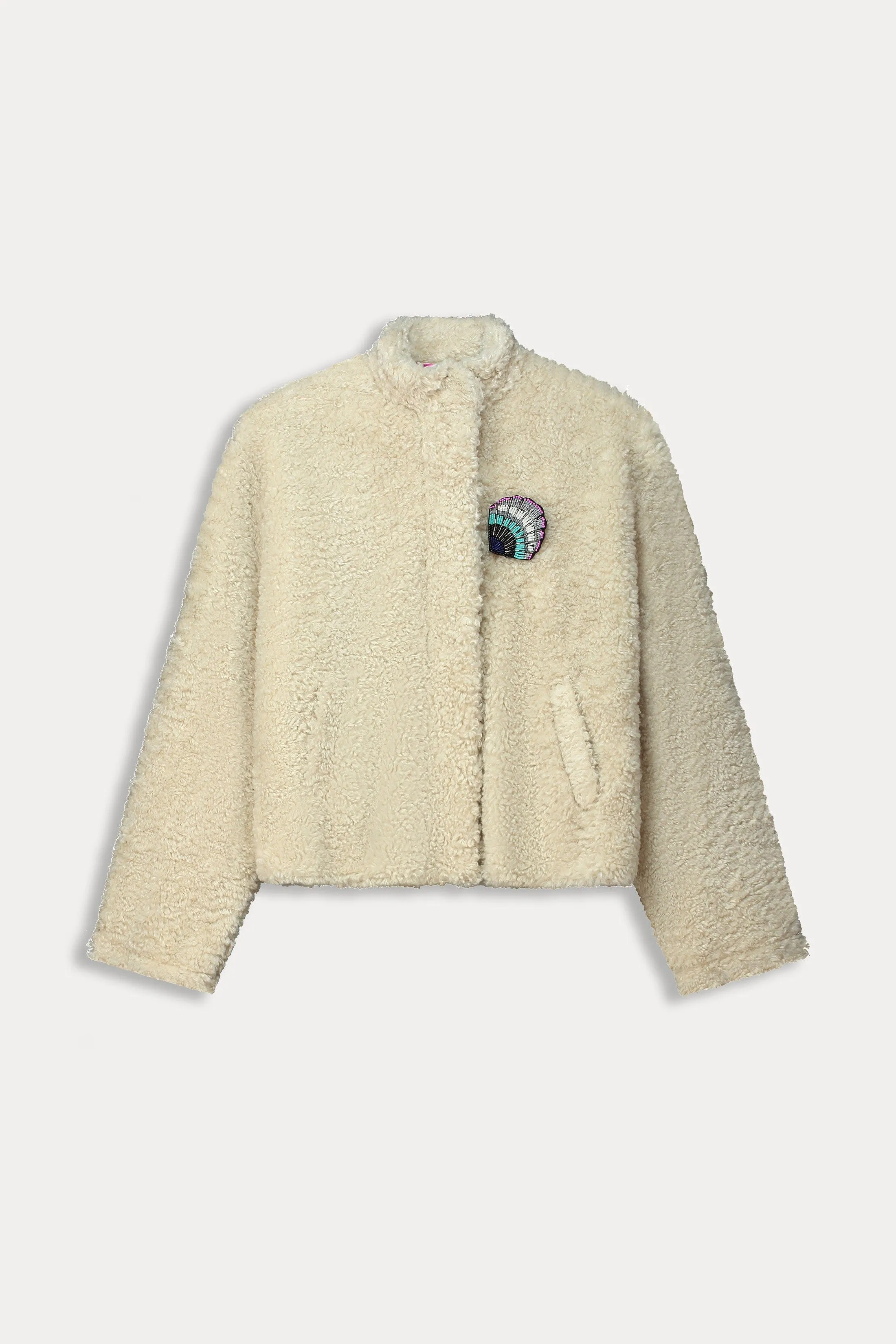 JACKET - Teddy Ecru