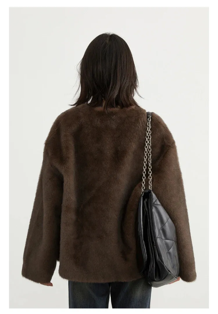 Jackie Loose teddy bear overcoat autumn coat Winter coat