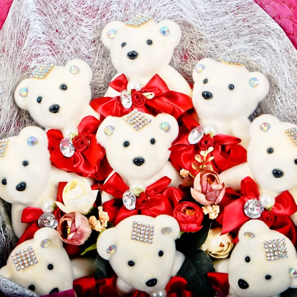 Just You Red Teddy Bear Bouquet