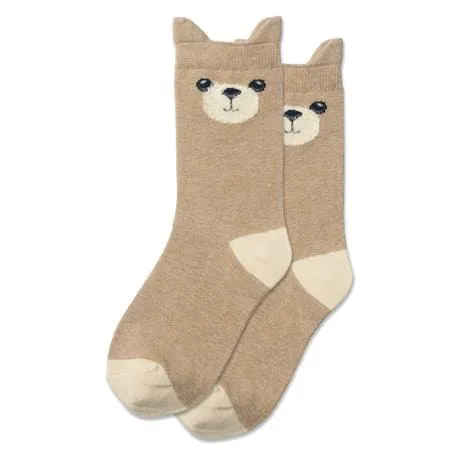 Kid's Teddy Bear Crew Socks
