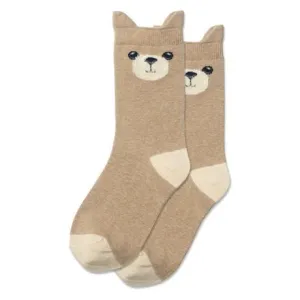 Kid's Teddy Bear Crew Socks