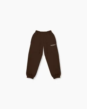 KIDZ SWEATPANTS - CHOCO BROWN