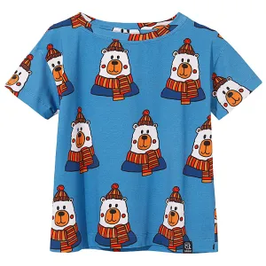 Kukukid T-Shirt - Blue Teddy Bear