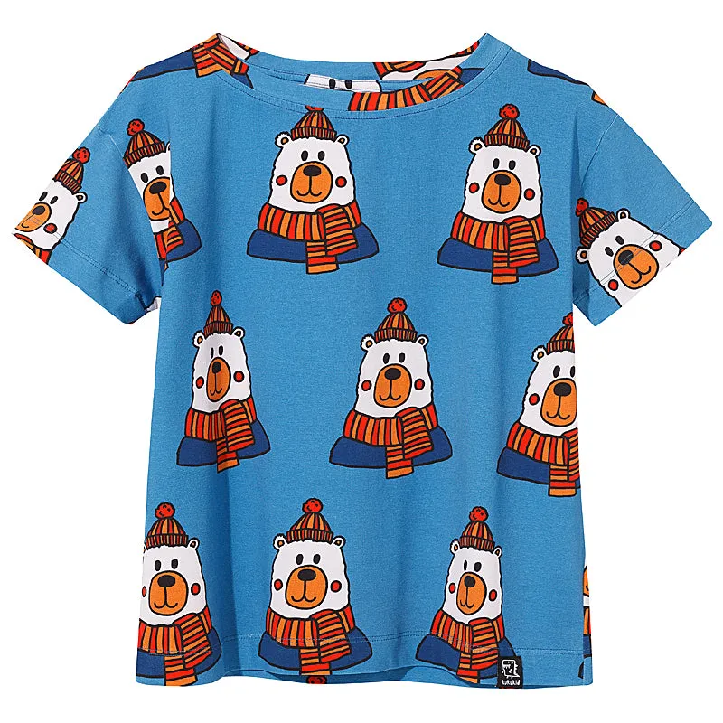 Kukukid T-Shirt - Blue Teddy Bear