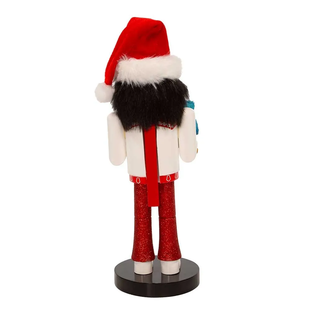 Kurt Adler 10-Inch Elvis Presley® With Teddy Bear Nutcracker