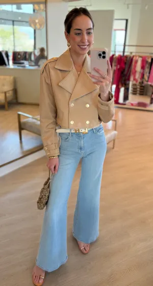 La1892 Cropped Trench Jacket