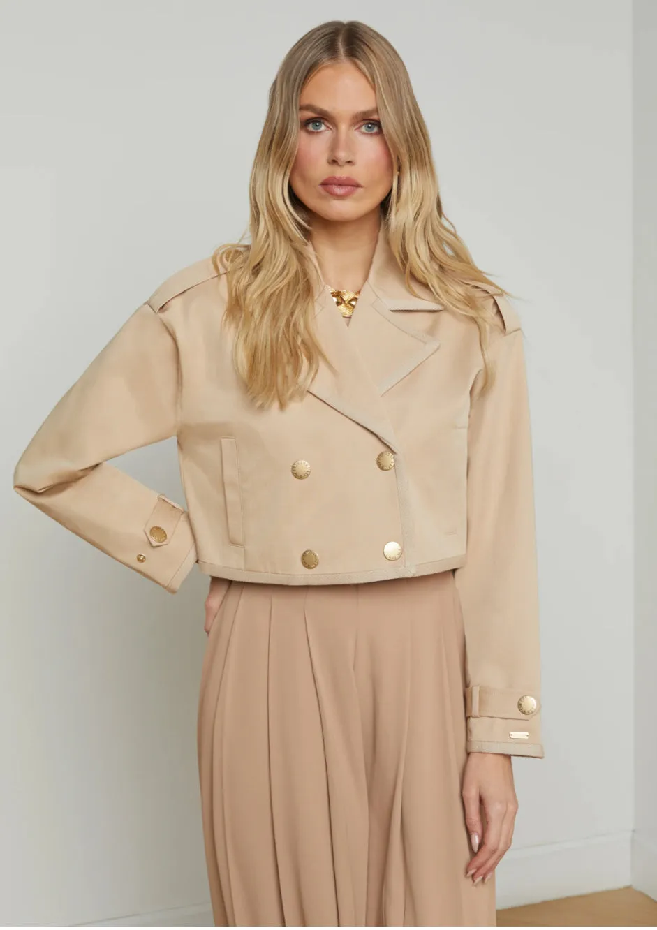 La1892 Cropped Trench Jacket