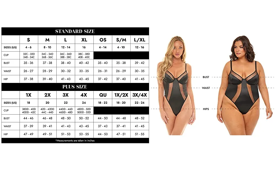 Lace Deep Plunge Teddy