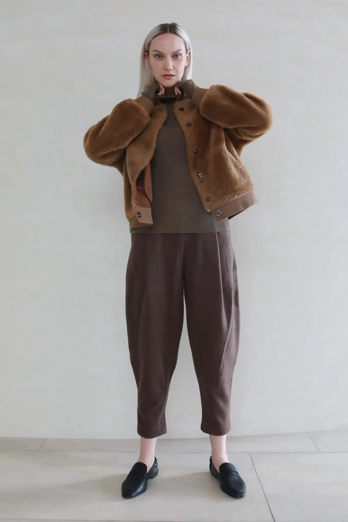 Lamb Shearling Teddy Jacket