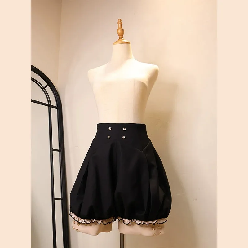 LizBird~Natural Philosophy~Ouji Lolita Shorts Suit Prince Shirt Bloomers Set
