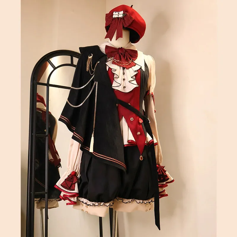LizBird~Natural Philosophy~Ouji Lolita Shorts Suit Prince Shirt Bloomers Set